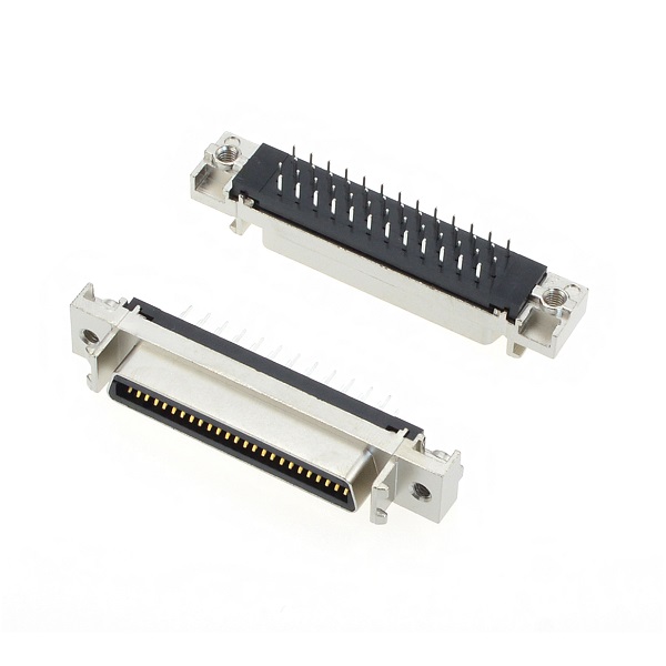 SCSI 50Pin Female Connector Vertical Type