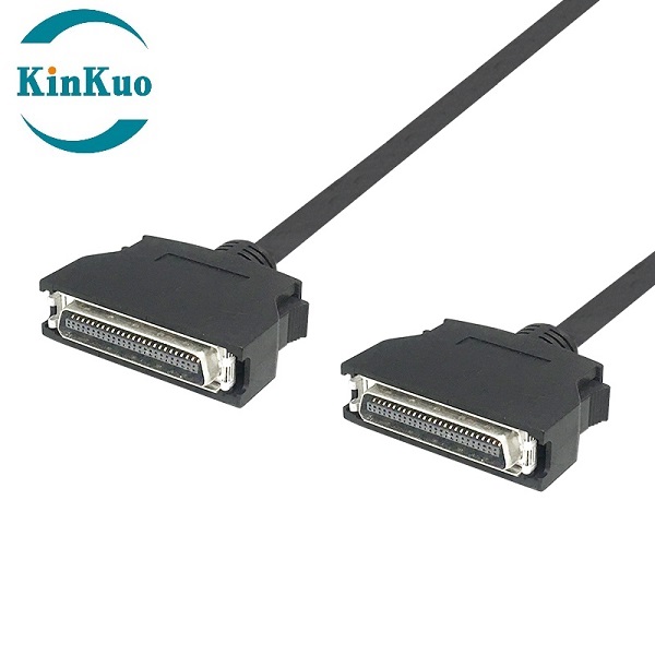 SCSI MDR 50Pin Male Cable ABS Hood Latch Type