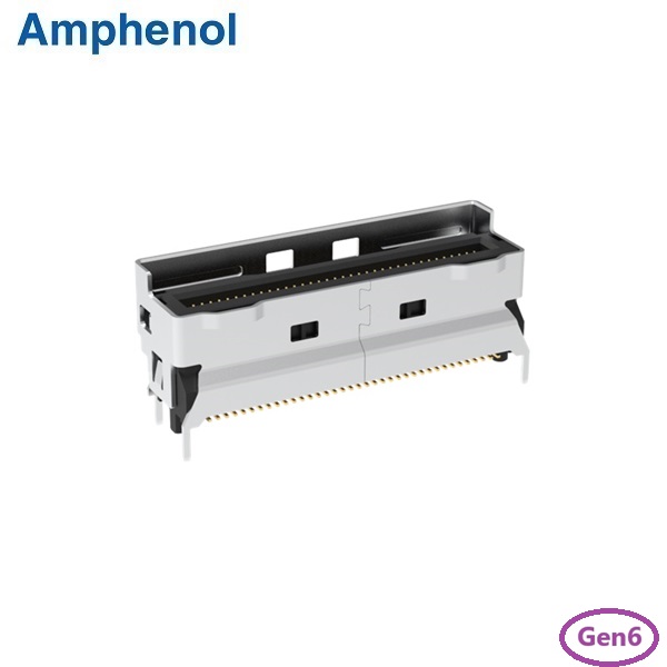 MCIO 74Pin Connector Vertical Type PCIe Gen6