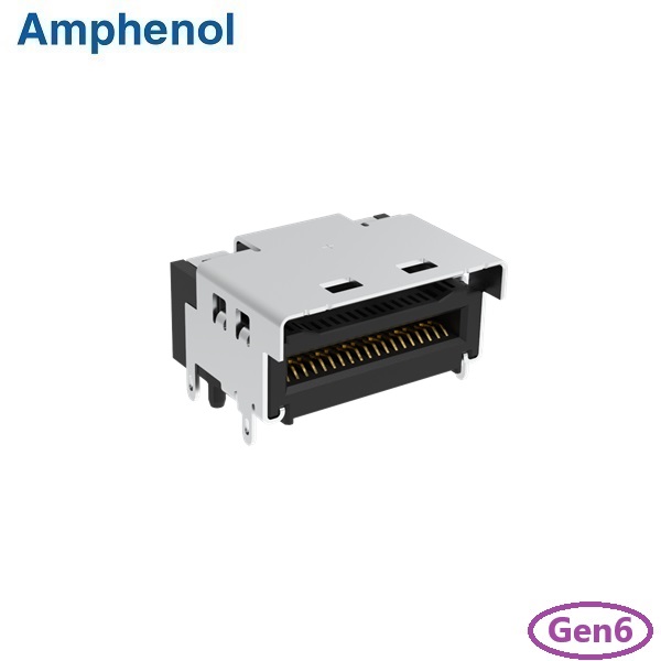 MCIO 38Pin Connector Right Angle Type  PCIe Gen6