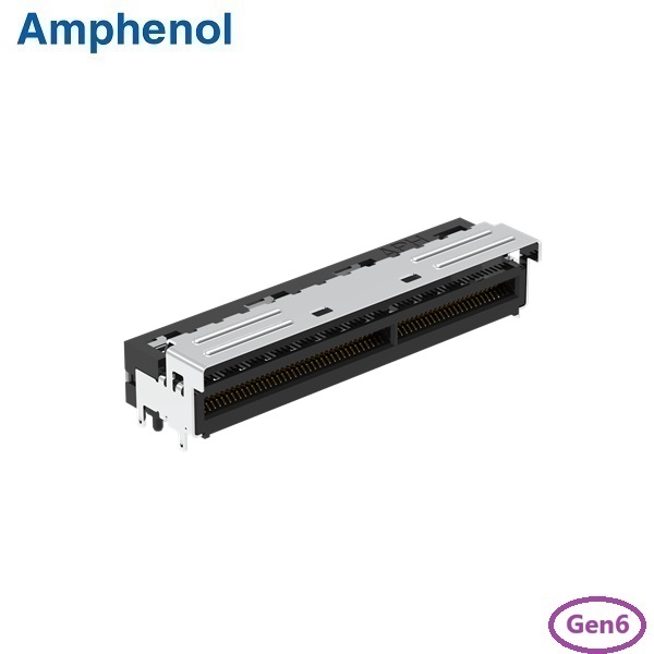 MCIO 124Pin Connector Right Angle Type PCIe Gen6