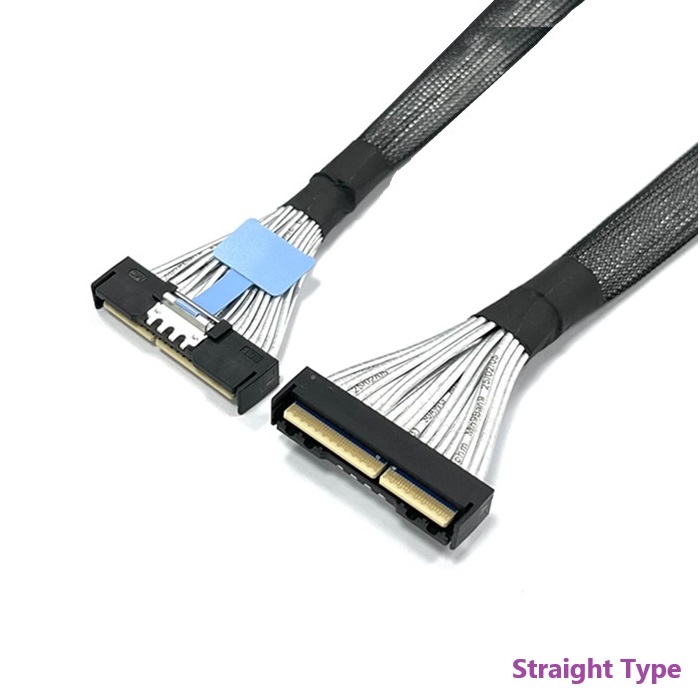 MCIO 16X/124 pos STR Cable For PCIe 5.0